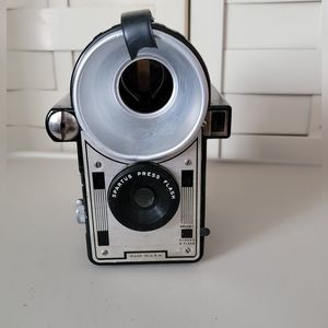 SPARTUS PRESS FLASH CAMERA METAL